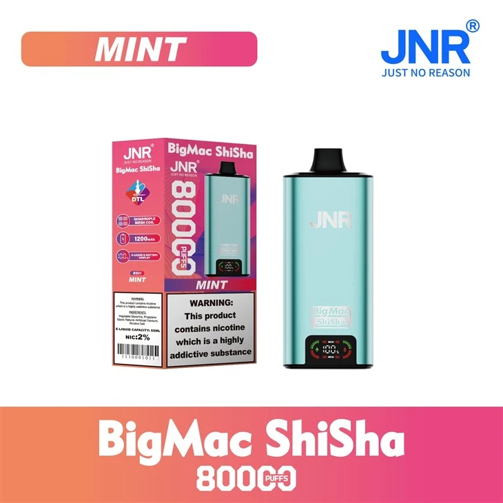 Jnr Big Mac Shisha 80K Puffs Disposable Vape