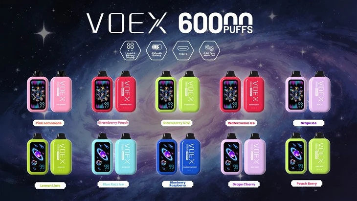 VOEX Space 60000 Puffs Disposable Vape high quality